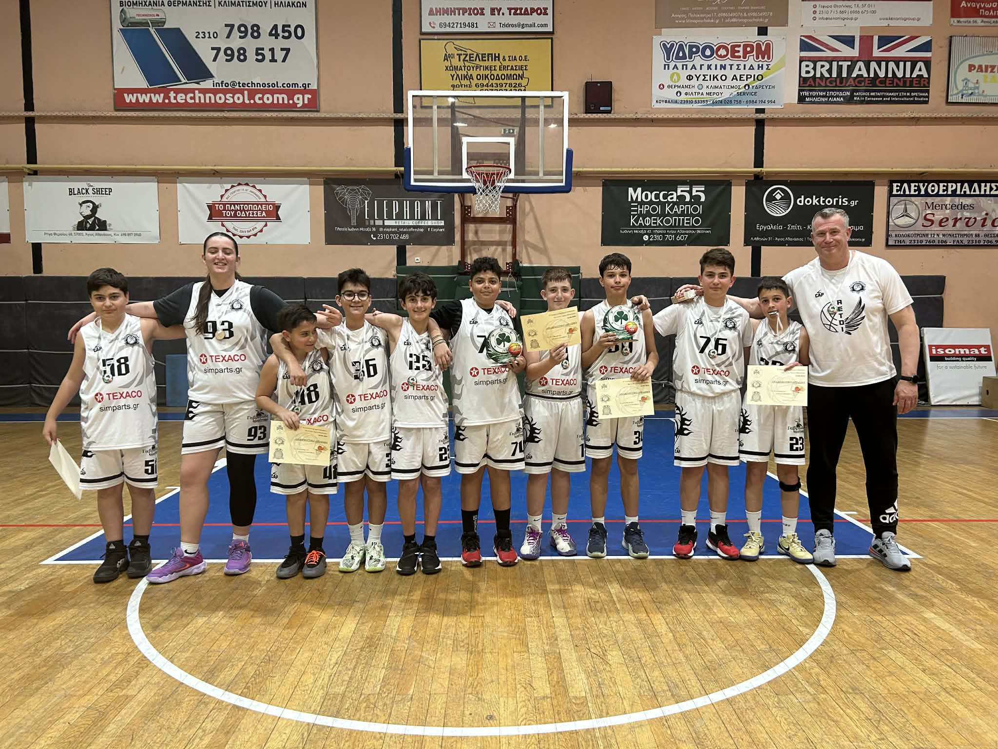 Συμμετοχή και πολύτιμες εμπειρίες για τα U14 στο πασχαλινό τουρνουά (photos)